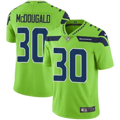 Men Seattle Seahawks 30 Bradley McDougald Nike Green Vapor Limited NFL Jersey